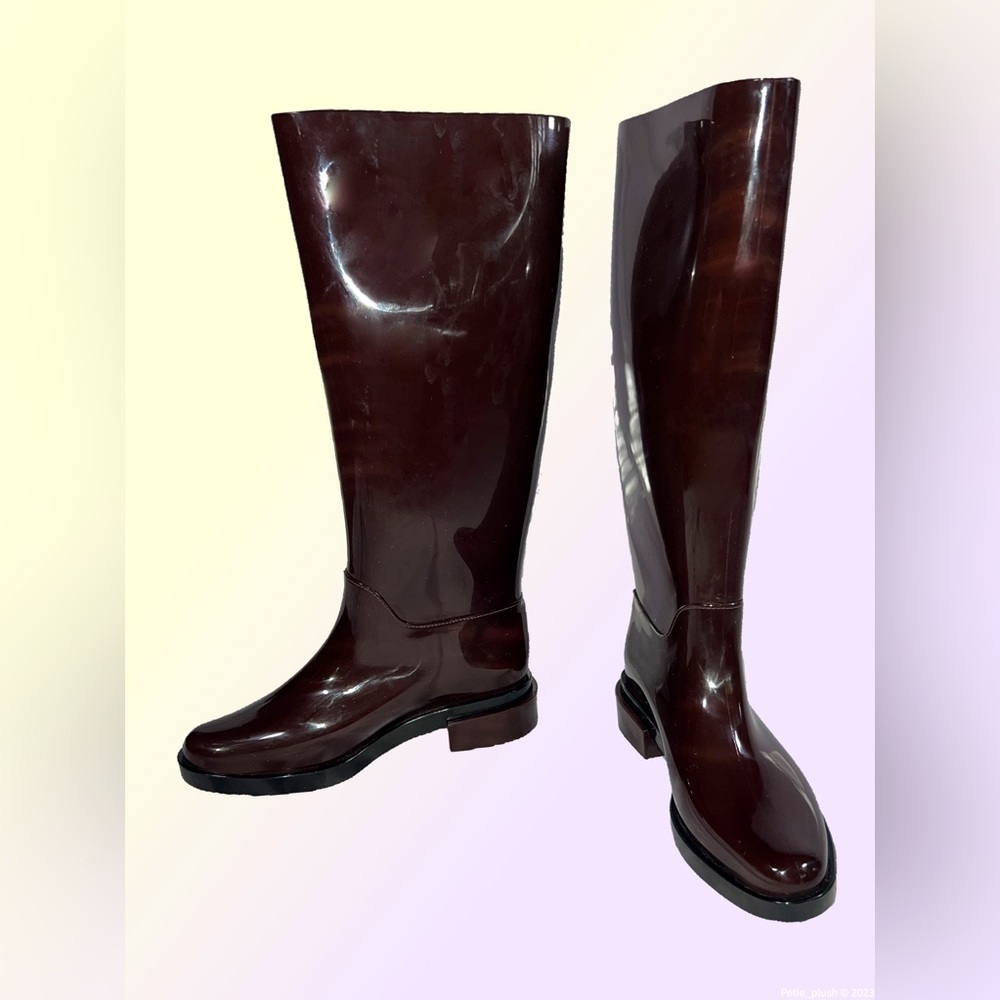 Melissa- Fullness Rain Boot -NWOB- Size: 9 -Color: Wine